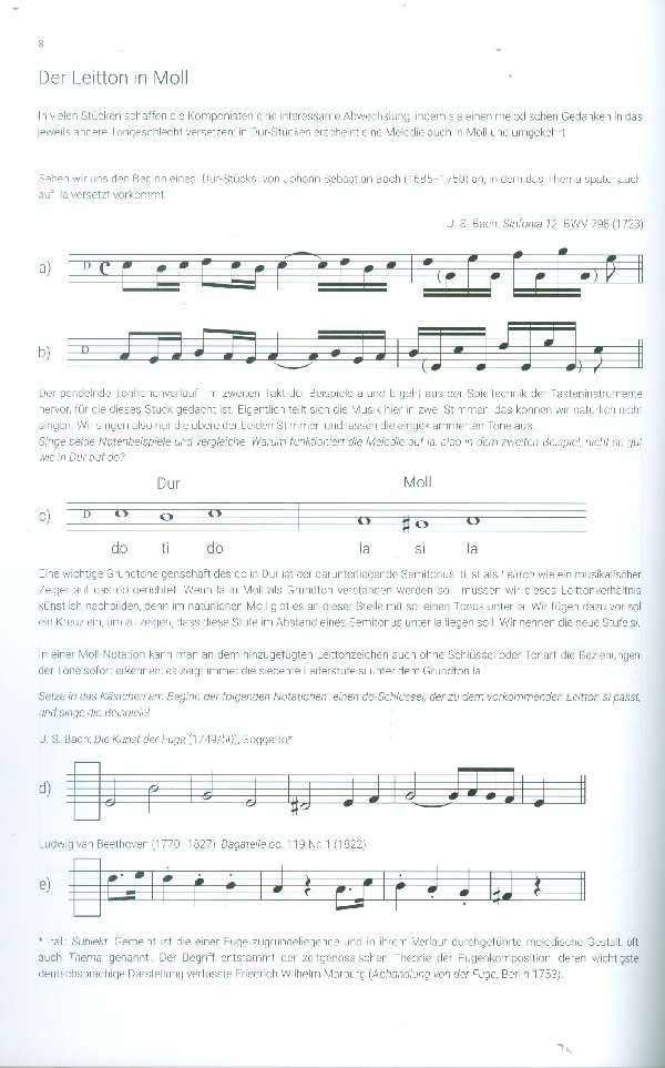 Così si fa sol mi - Musiklehre und Gehörbildung mit relativer Solmisat