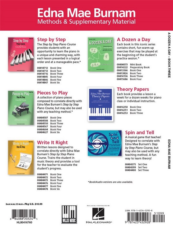 A Dozen a Day vol.3 (+Online Audio)
