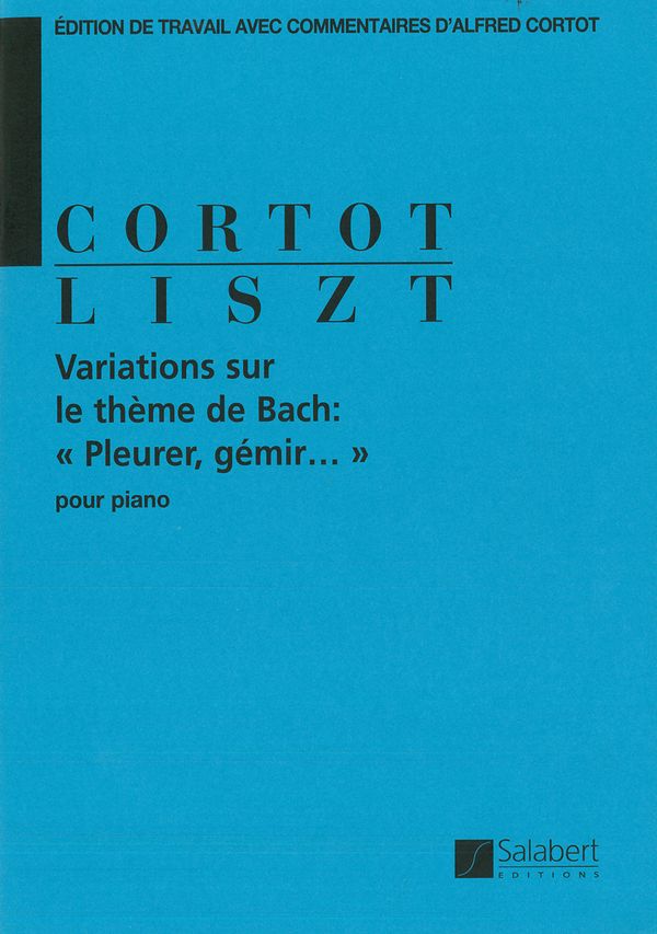 Variations sur le Theme de Bach