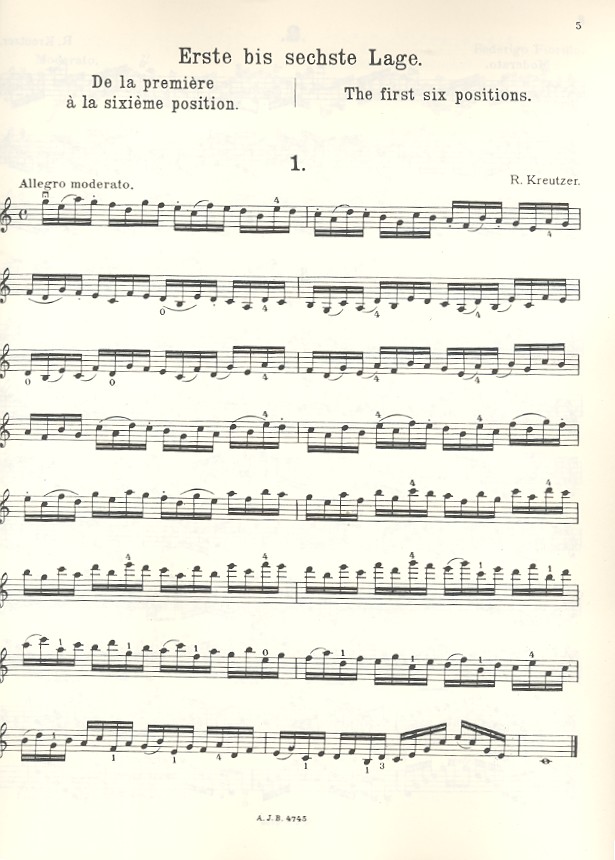 Neue Violin-Etüden-Schule op.182 Bd. 9 - Etüden in den höheren Lagen