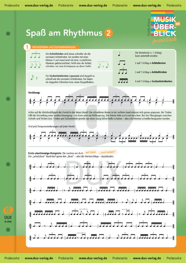Spaß am Rhythmus Band 2