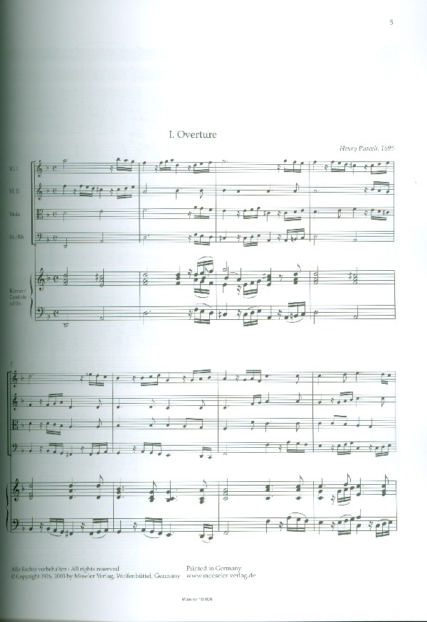 Spielmusik zum Trauerspiel Abdelazer