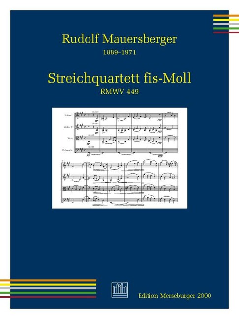 Streichquartett fis Moll RMWV449