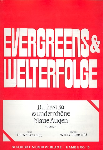 Du hast so wunderschöne blaue Augen: