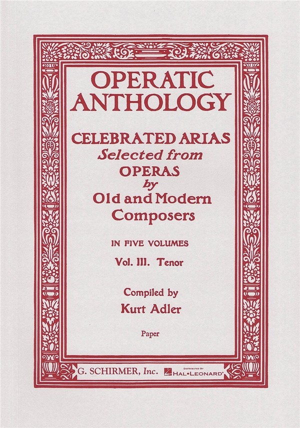 Operatic Anthology vol.3