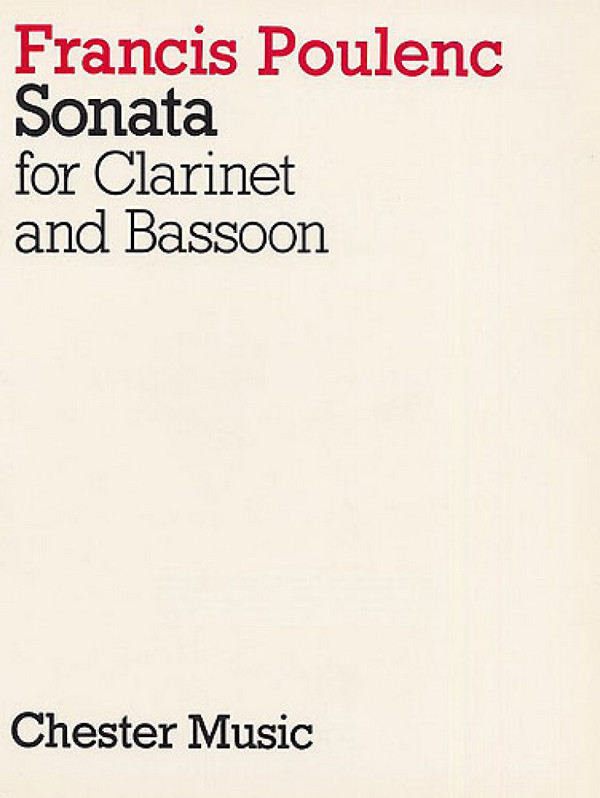 Sonata for clarinet and bassoon,