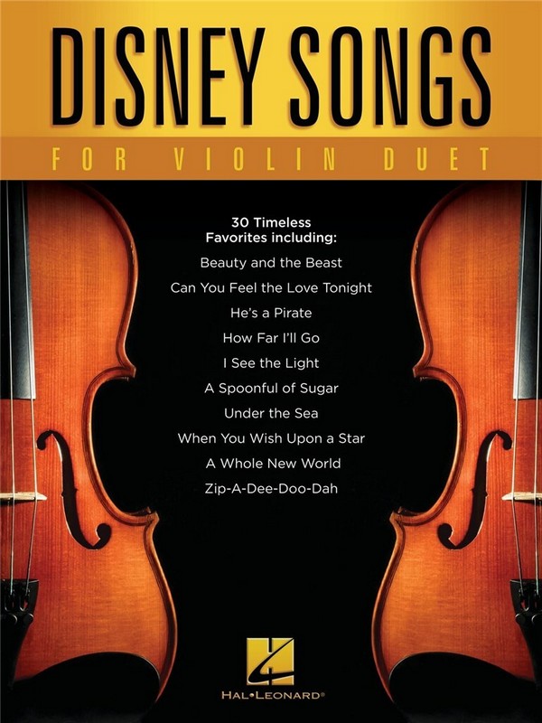 Disney Songs for Violin Duet: