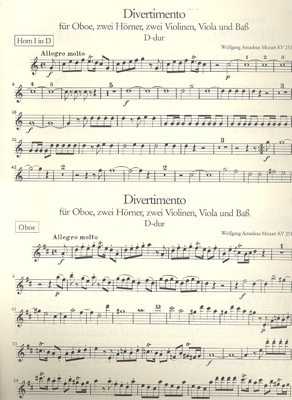 Divertimento D-Dur KV251