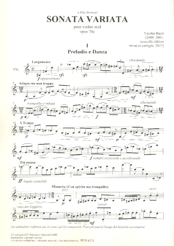 Sonata Variata op.70c