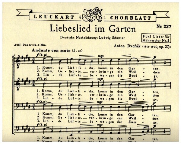 Liebeslied im Garten op. 27,3