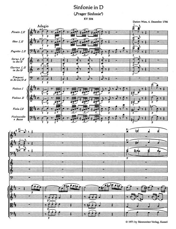 Sinfonie D-Dur KV504