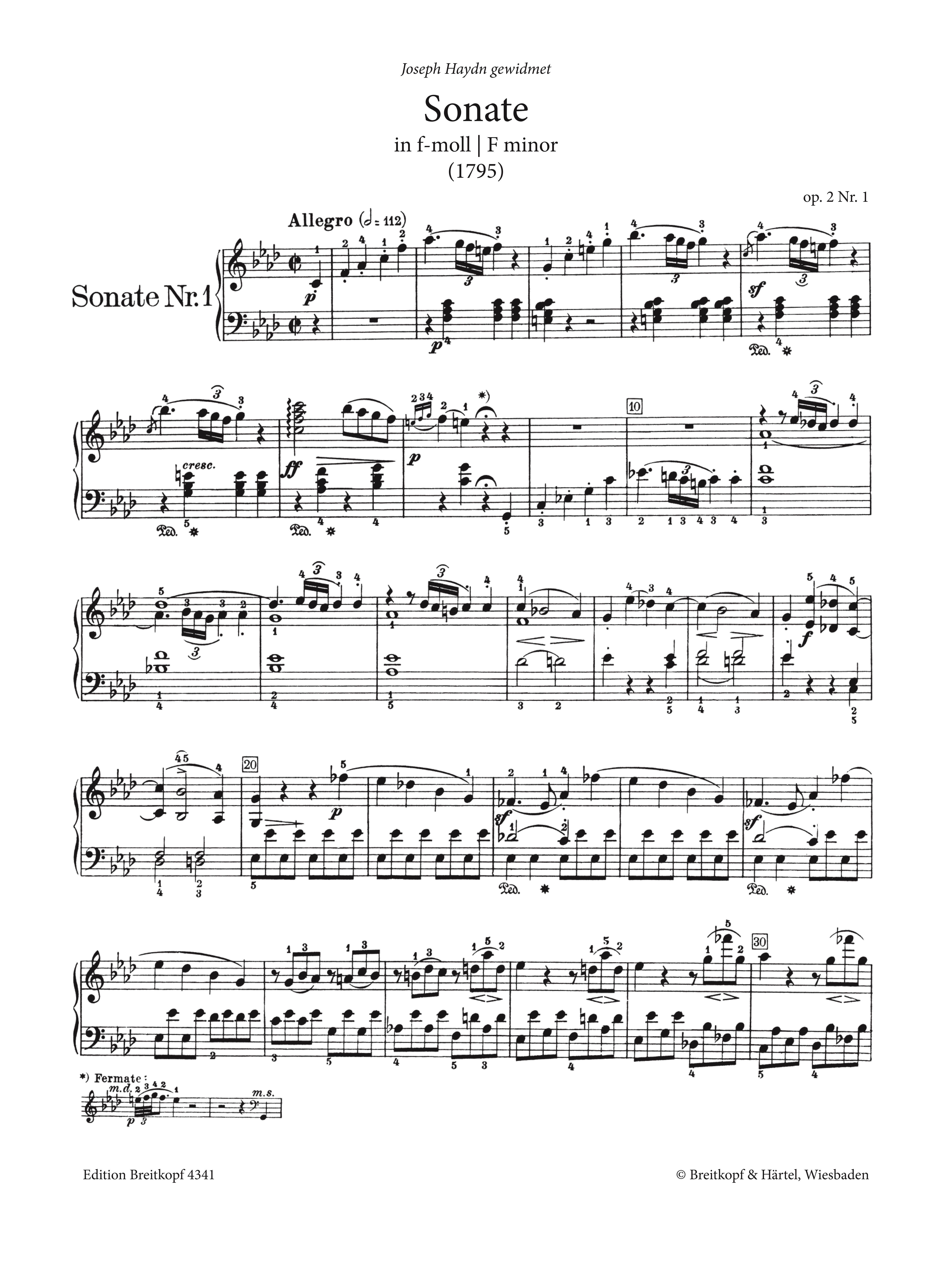 Sämtliche Sonaten Band 1