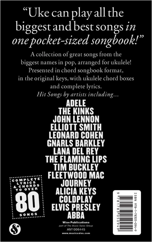 The little black Book of: Hit Songs for Ukulele