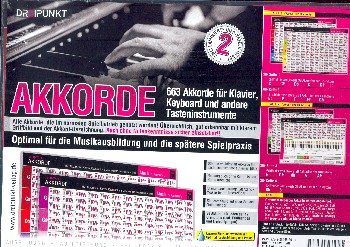 Akkordtabelle Tasteninstrument