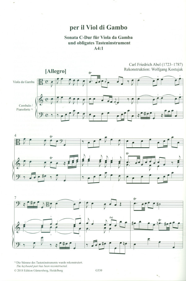 Sonate C-Dur A4:1