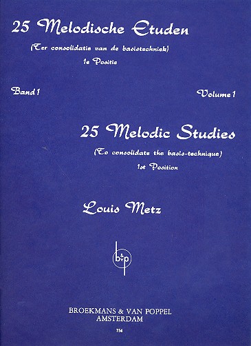 25 melodic studies to consolidate the basis-