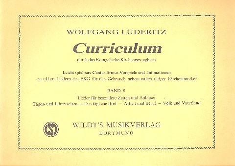 Curriculum durch das EG Band 8