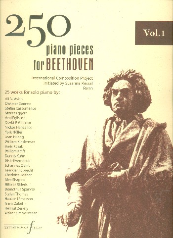 250 Piano Pieces for Beethoven vol.1