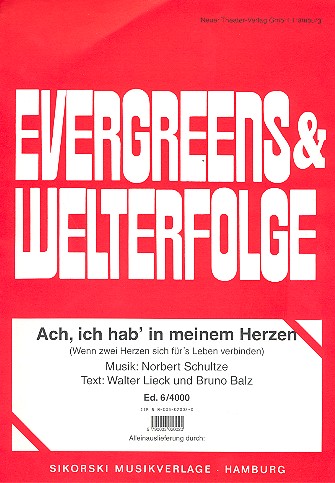 Ach ich hab in meinem Herzen