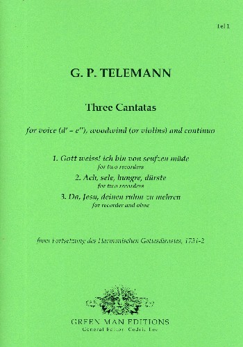 3 Kantaten aus Fortsetzung des Harmonischen Gottesdienstes