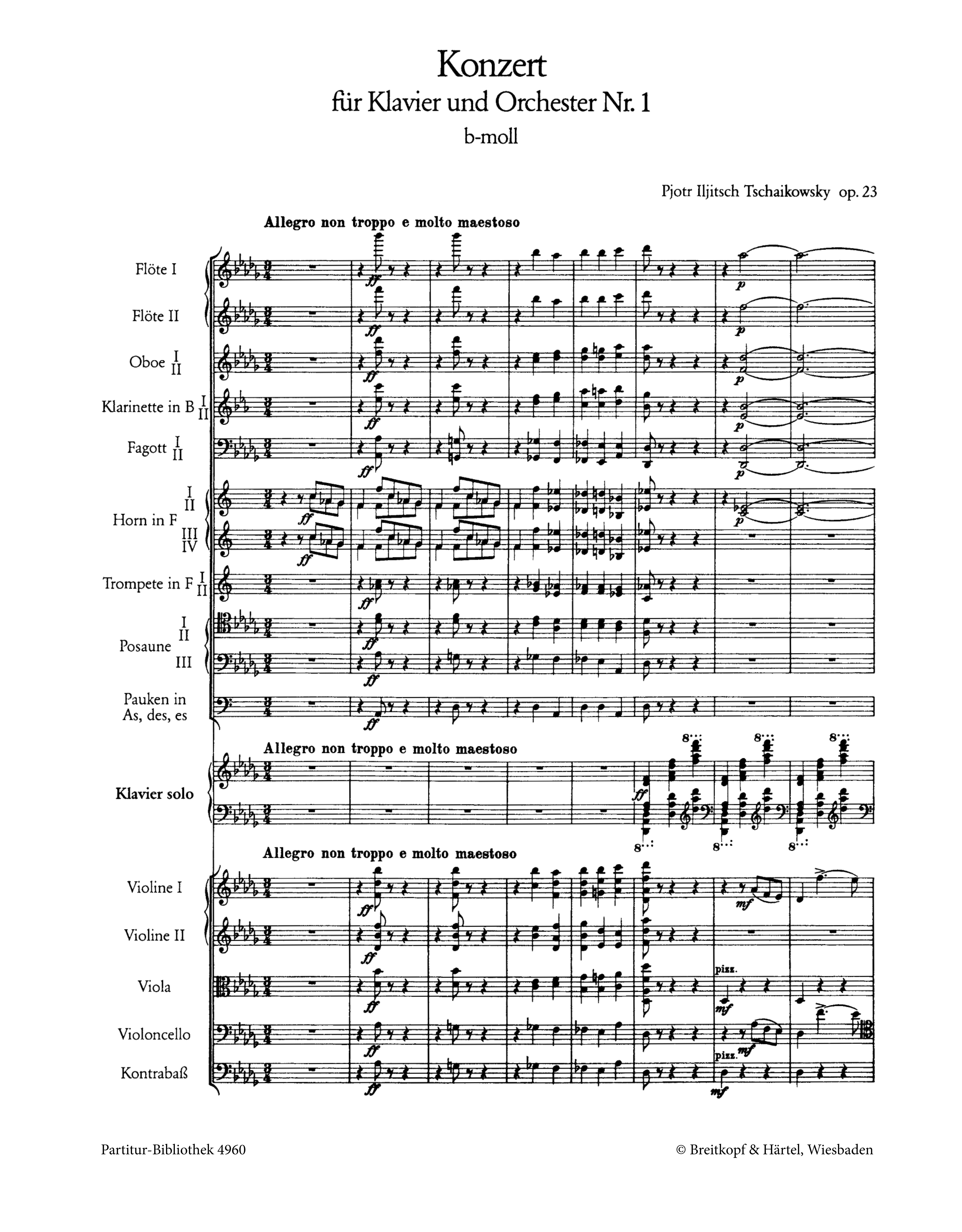 Konzert b-Moll Nr.1 op.23