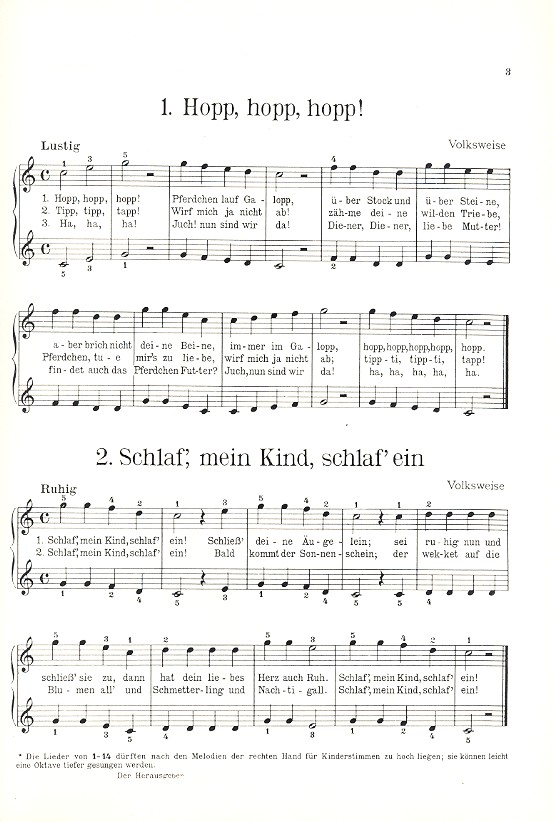 Fröhlicher Anfang am Klavier