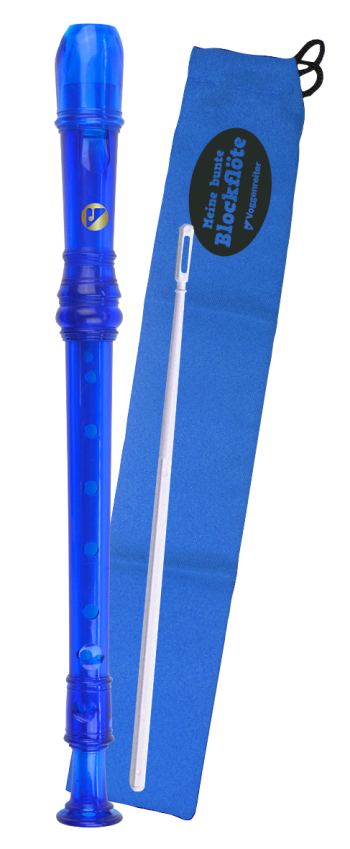Voggys Kunststoff-Blockflöte (blau)
