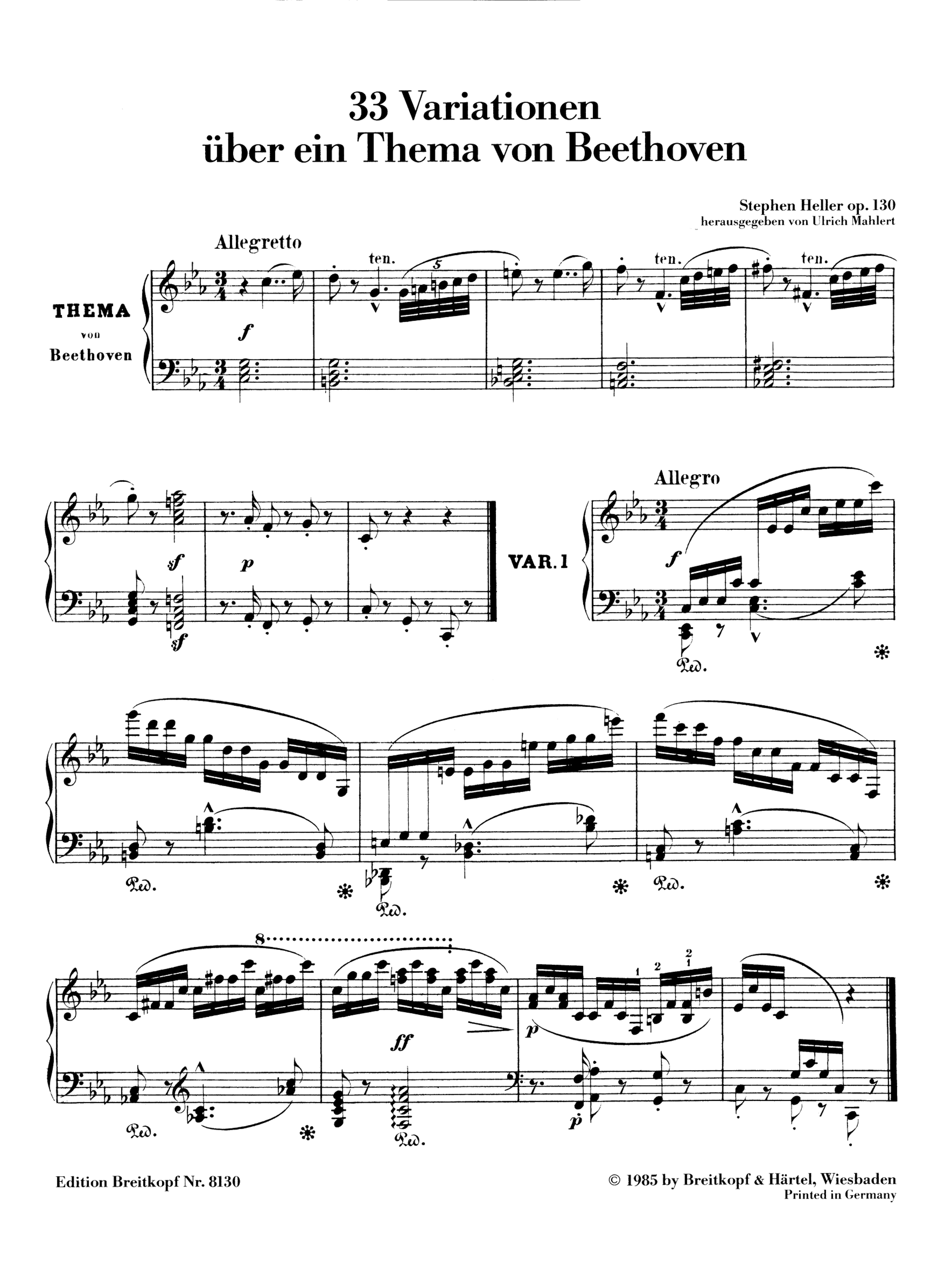 Variationen über ein Thema von Beethoven op.130