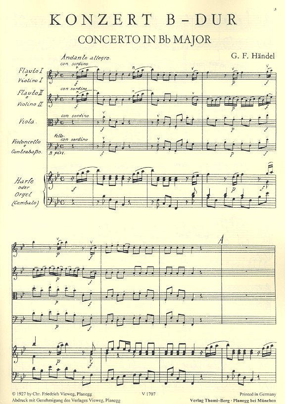 Konzert B-Dur op.4,6
