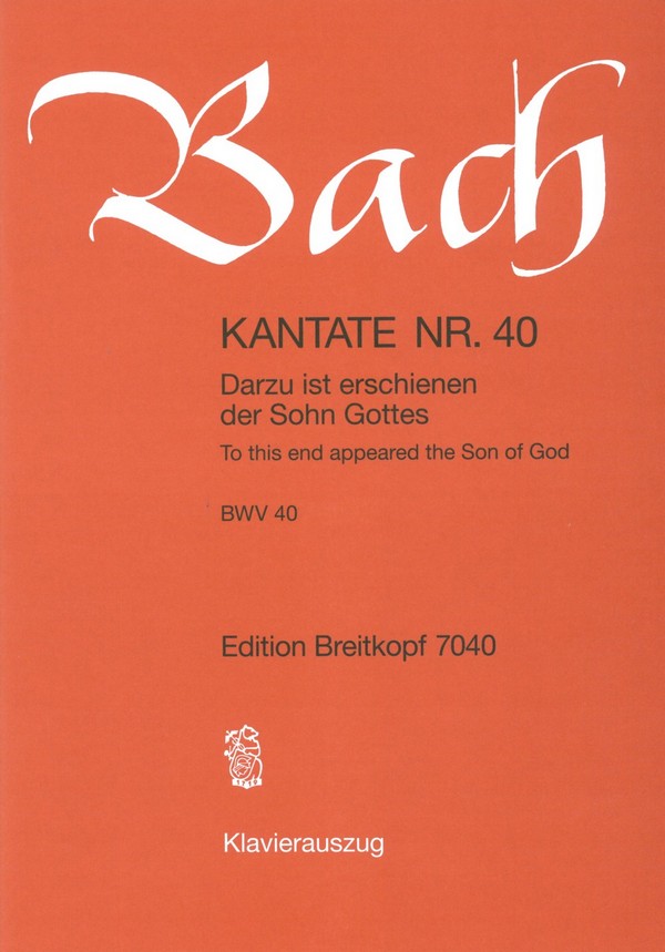 Dazu ist erschienen der Sohn Gottes