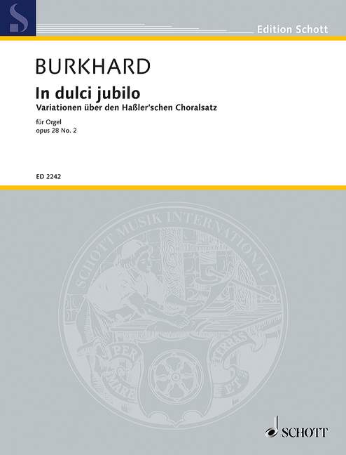 Choralvariationen über In dulci jubilo op.28,2
