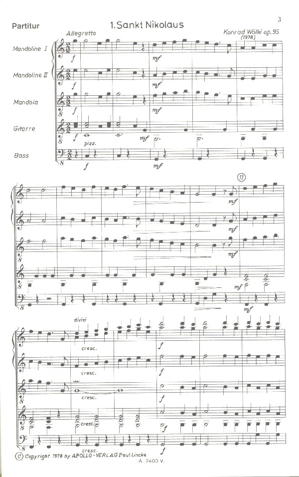 Zur Weihnachtszeit op.95 - 7 Stimmungsbilder