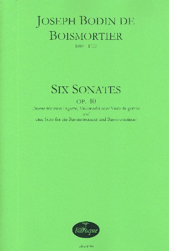 6 Sonates op.40