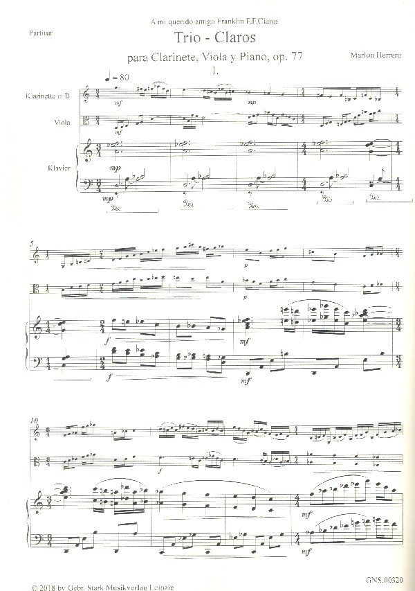 Trio Claros op.77