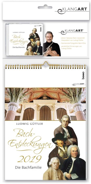 Kalender Bach Entdeckungen 2019 (+CD)