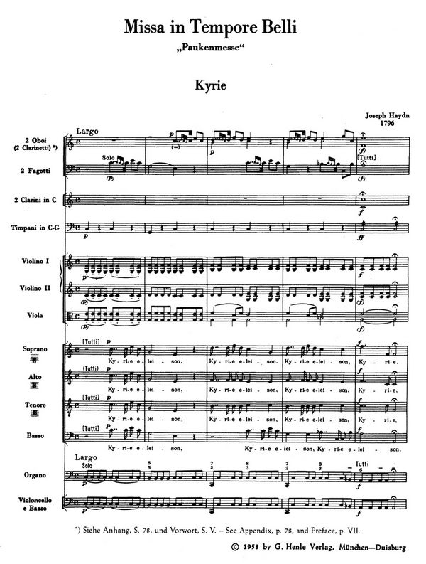 Missa in tempore belli Hob.XXII:9