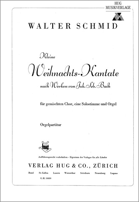KLEINE WEIHNACHTSKANTATE NACH