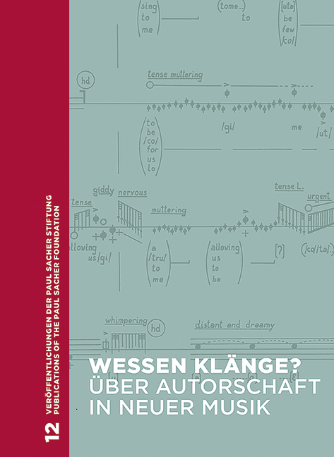 PSB1018 Wessen Klänge - Über Autorschaft in Neuer Musik