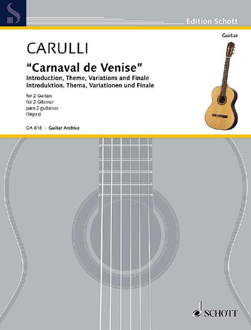 Introduction, theme, variations and finale on 'Carnaval de Venise'