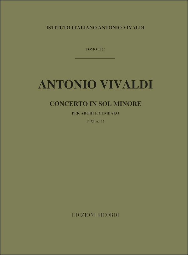 Concerto sol minore F.XI:17