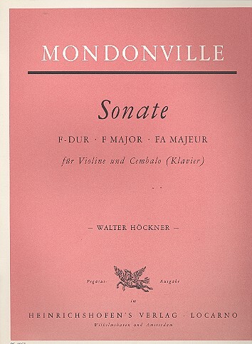 Sonate F-Dur für Violine und Cembalo