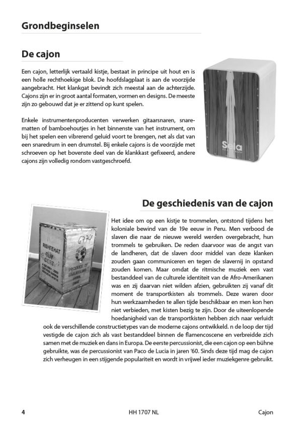 Cajon - Snel en eenvoudig leren spelen (+DVD/CD)