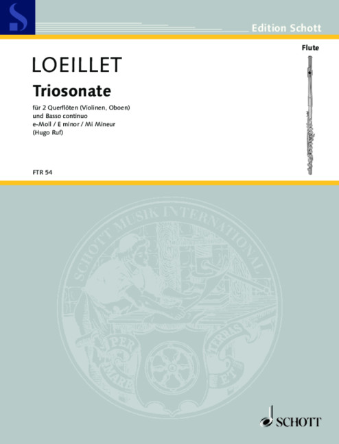 Triosonate e-Moll op.1,6