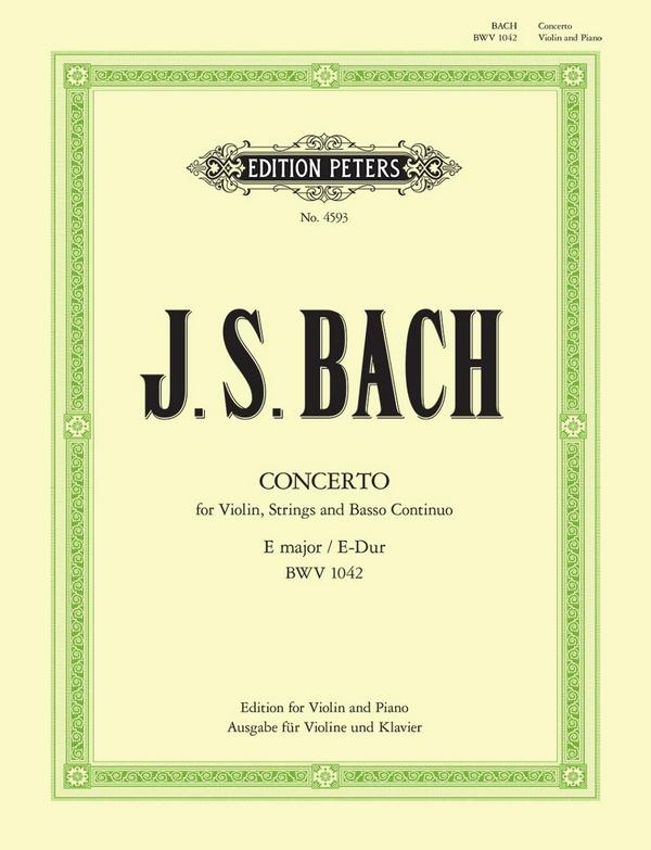 Konzert E-Dur BWV1042