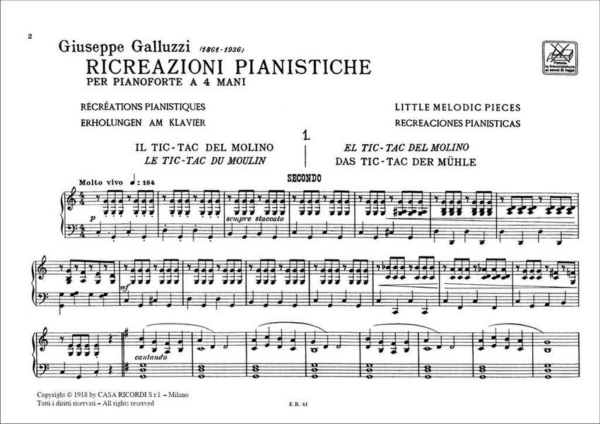 Ricreazioni pianistiche vol.1