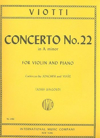 Concerto a minor no.22