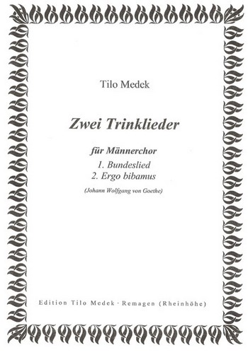 2 Trinklieder für Männerchor