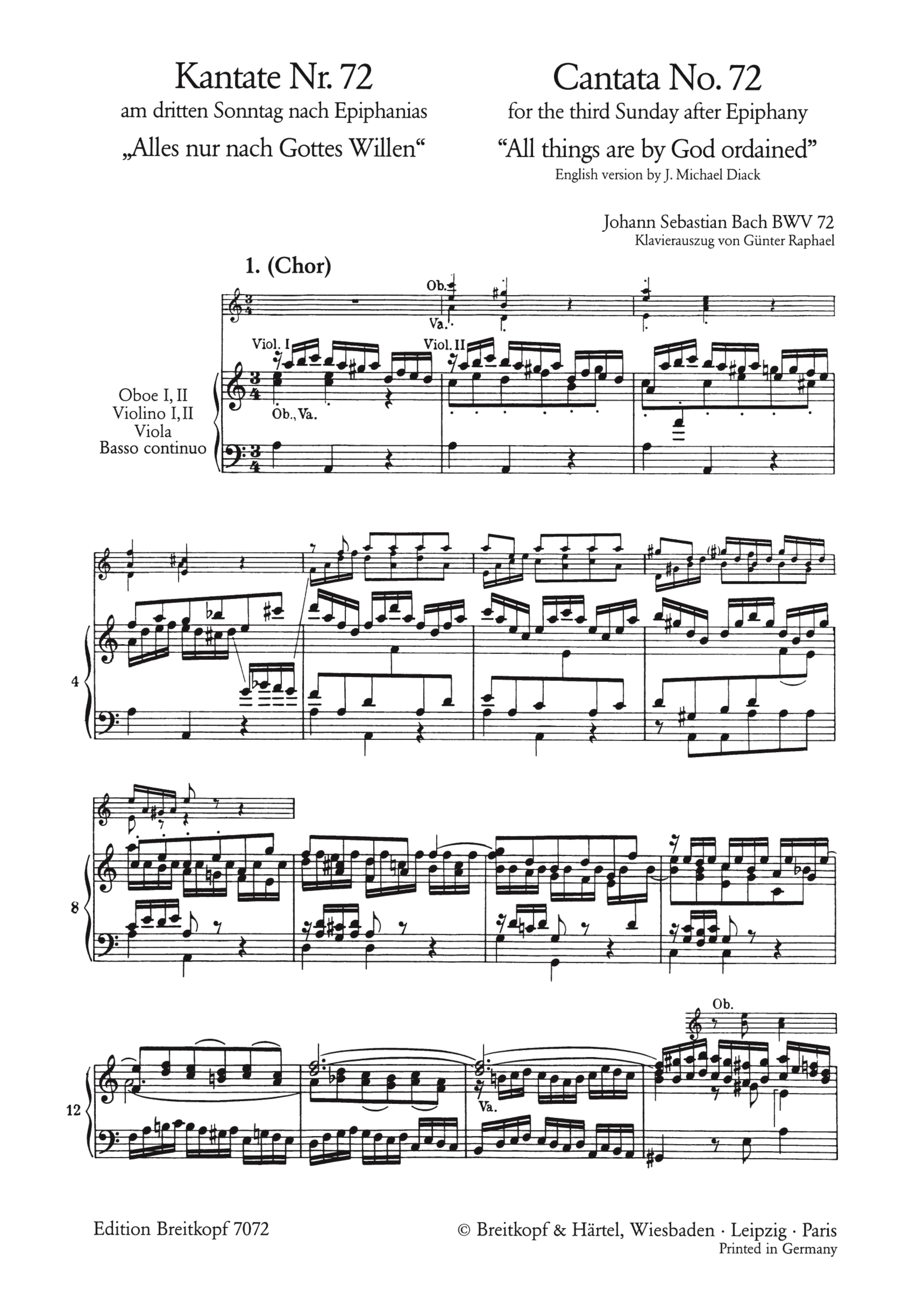 Alles nur nach Gottes Willen