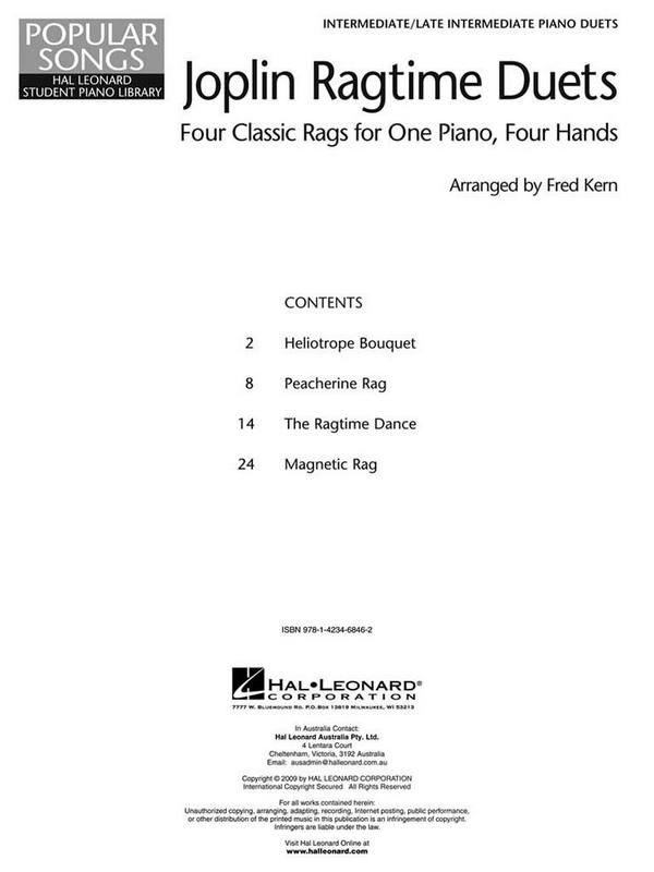 Ragtime Duets