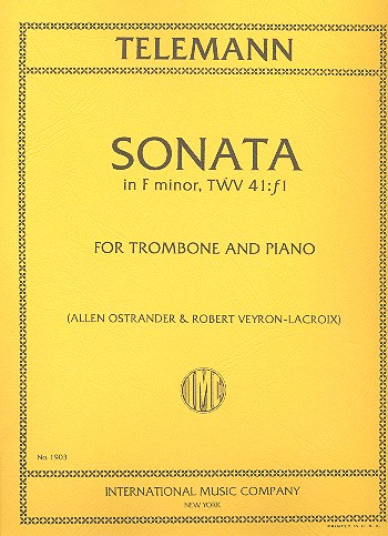 Sonata f minor, TWV 41:f1